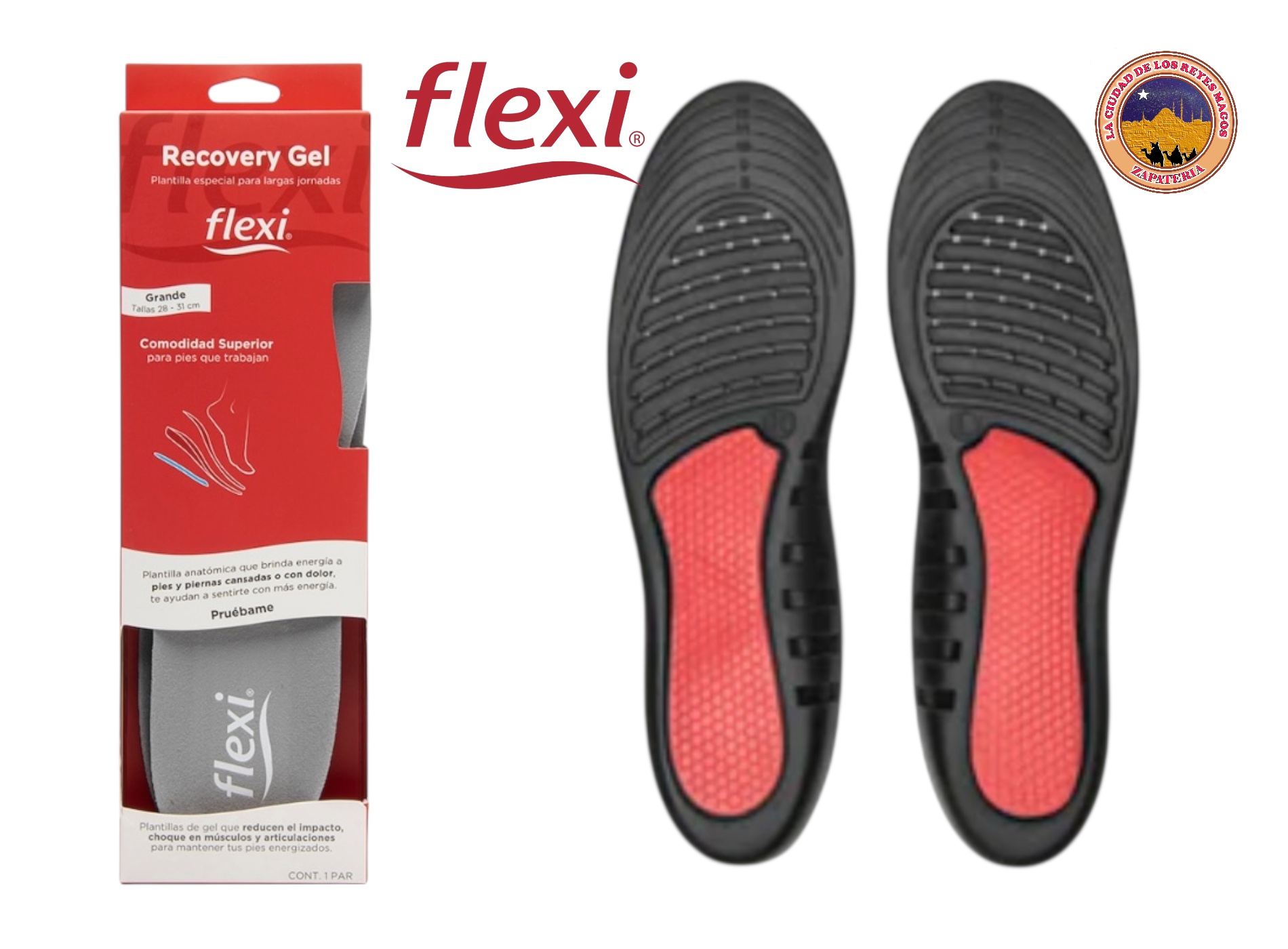 PLANTILLA GEL FLEXI RECORTABLE 28 AL 31