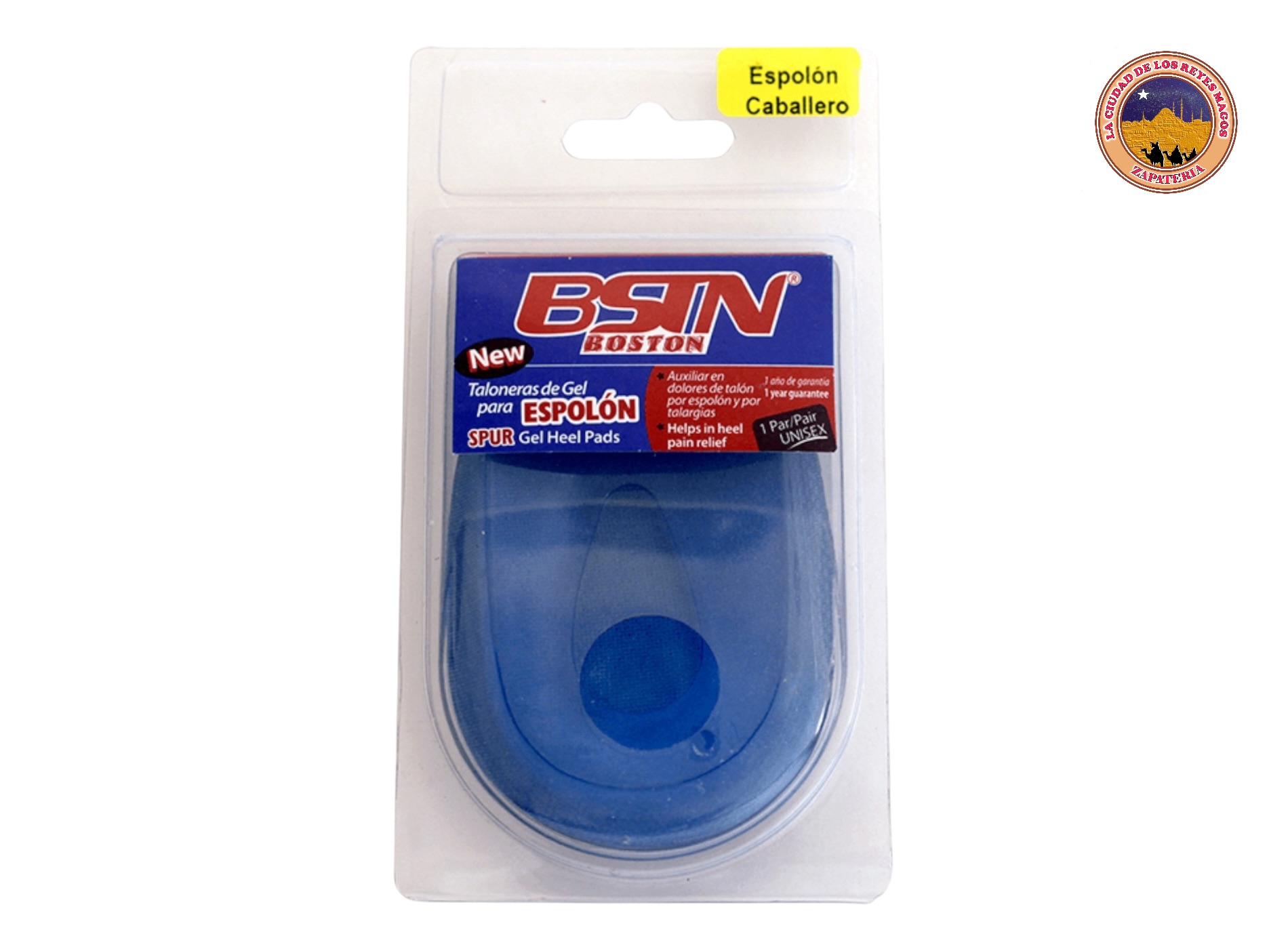 TALONERA GEL BOSTON CABALLERO ESPOLON
